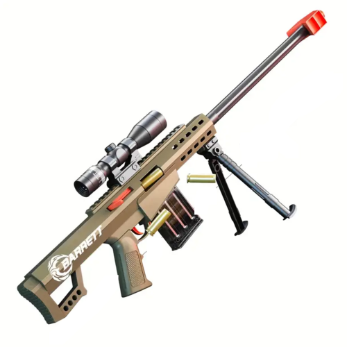 Toys Guns Foam Blaster Barrett Toy Gun With Soft Bullets